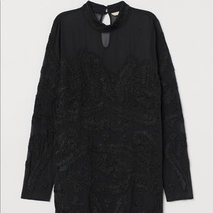 COPY - NWT H&M Dress With Beaded Embroidery